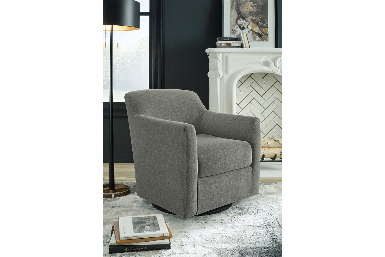 Bradney Smoke Swivel Accent Chair - A3000326 - Bien Home Furniture & Electronics