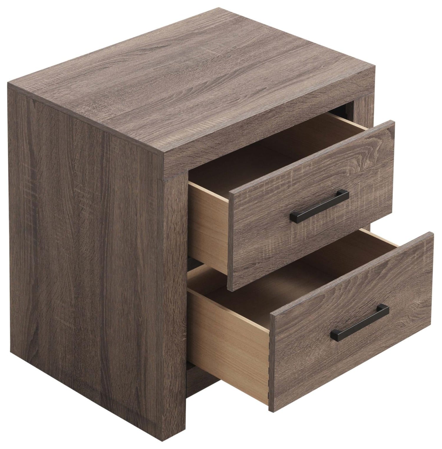 Brantford 2-Drawer Nightstand Barrel Oak - 207042 - Bien Home Furniture & Electronics