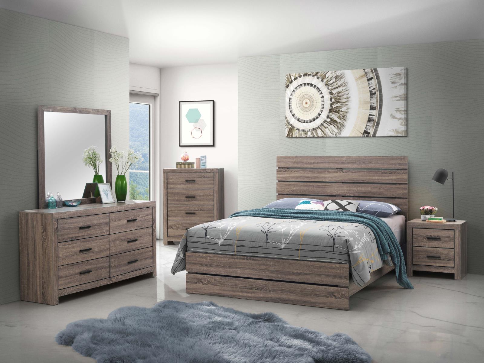 Brantford 2-Drawer Nightstand Barrel Oak - 207042 - Bien Home Furniture & Electronics