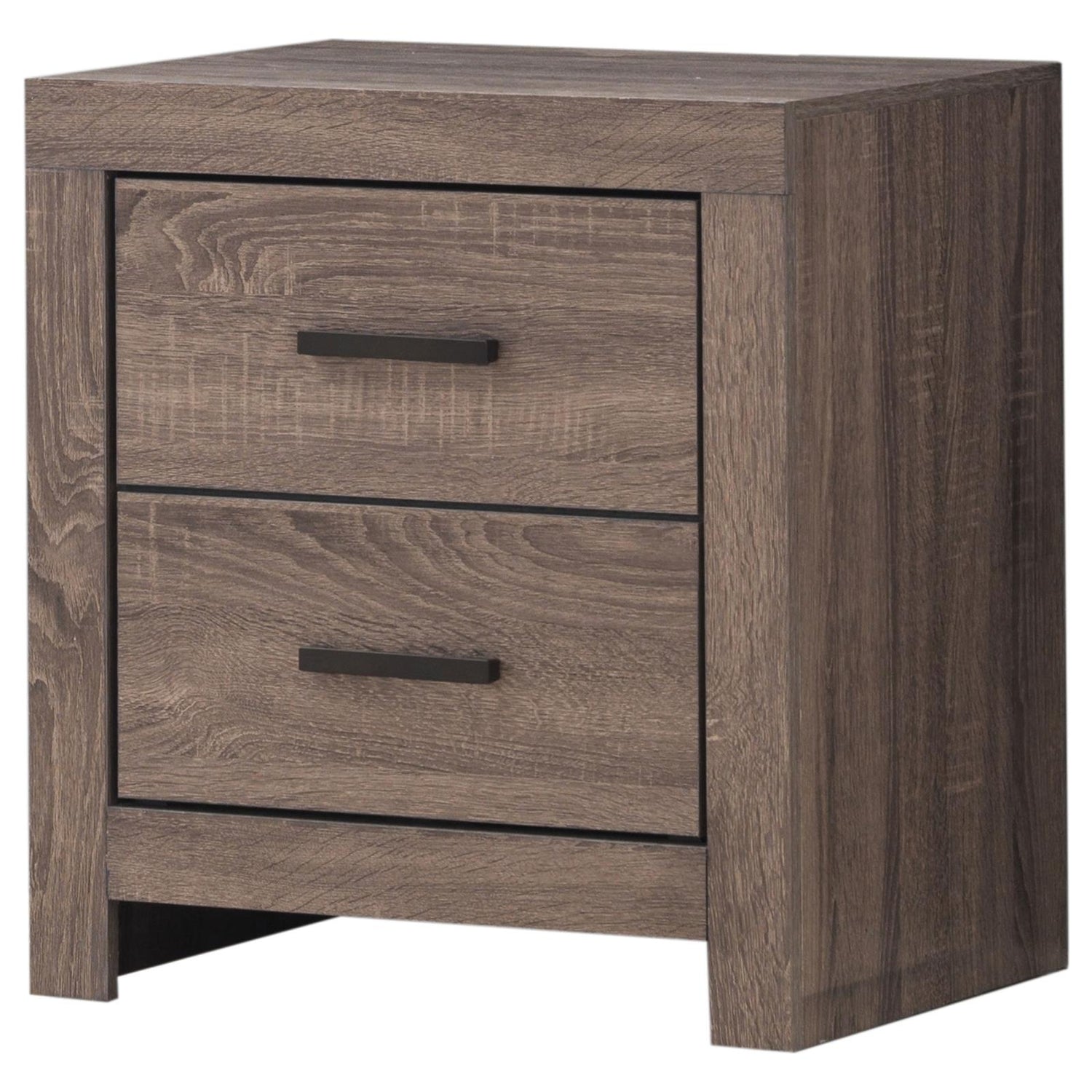 Brantford 2-Drawer Nightstand Barrel Oak - 207042 - Bien Home Furniture & Electronics
