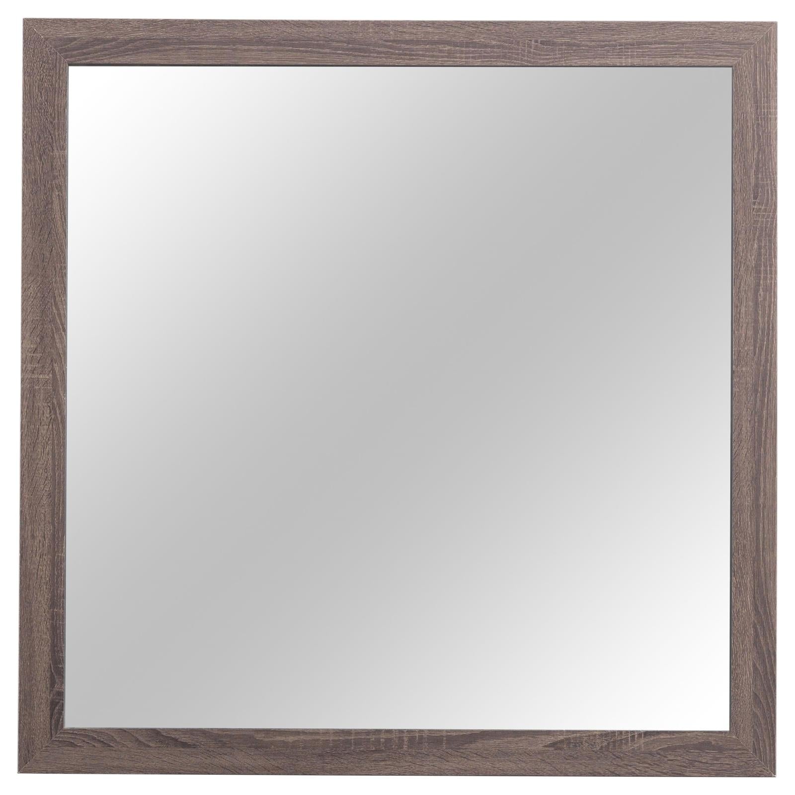 Brantford Barrel Oak Rectangle Dresser Mirror - 207044 - Bien Home Furniture & Electronics