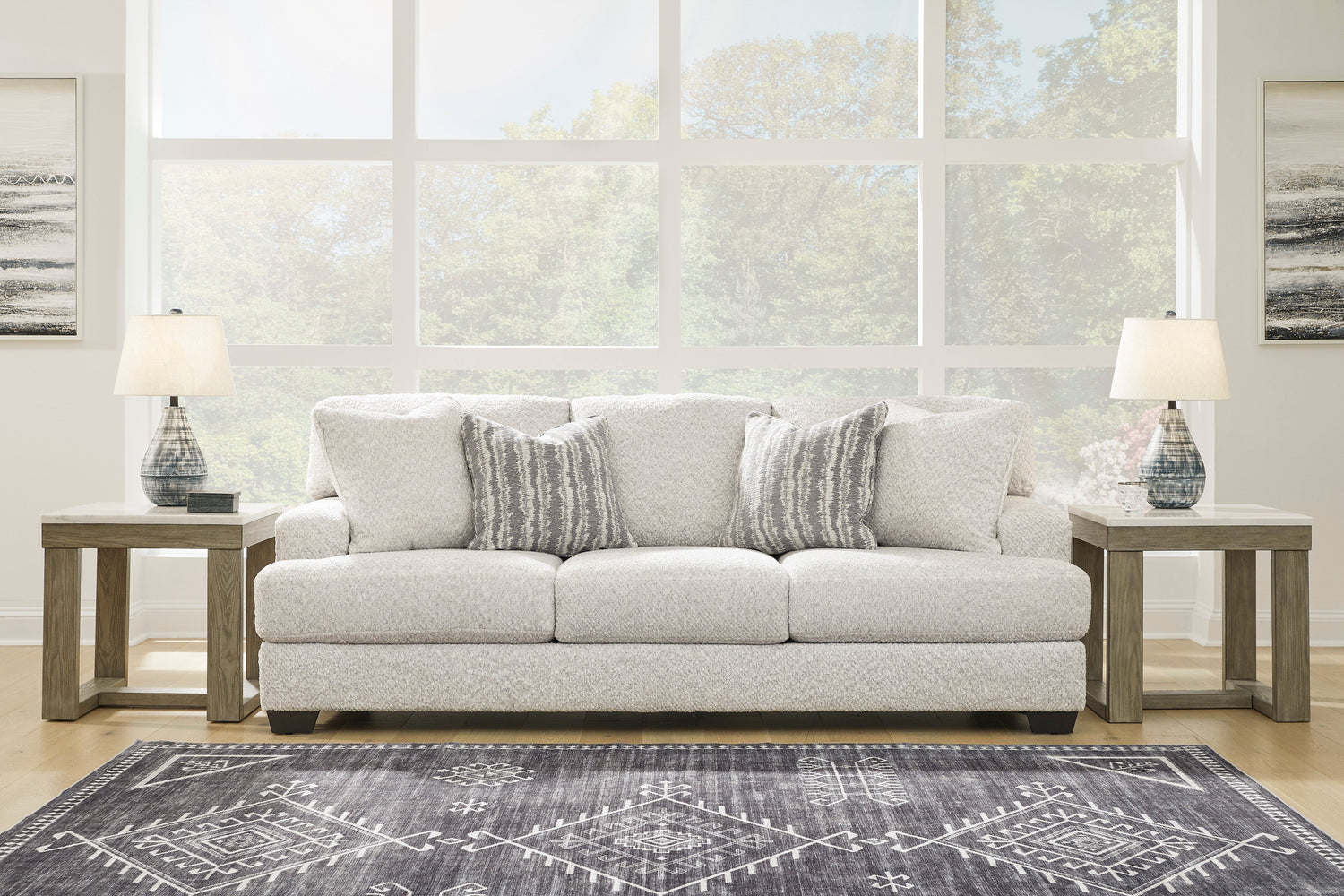 Brebryan Flannel Living Room Set - SET | 3440138 | 3440135 - Bien Home Furniture & Electronics
