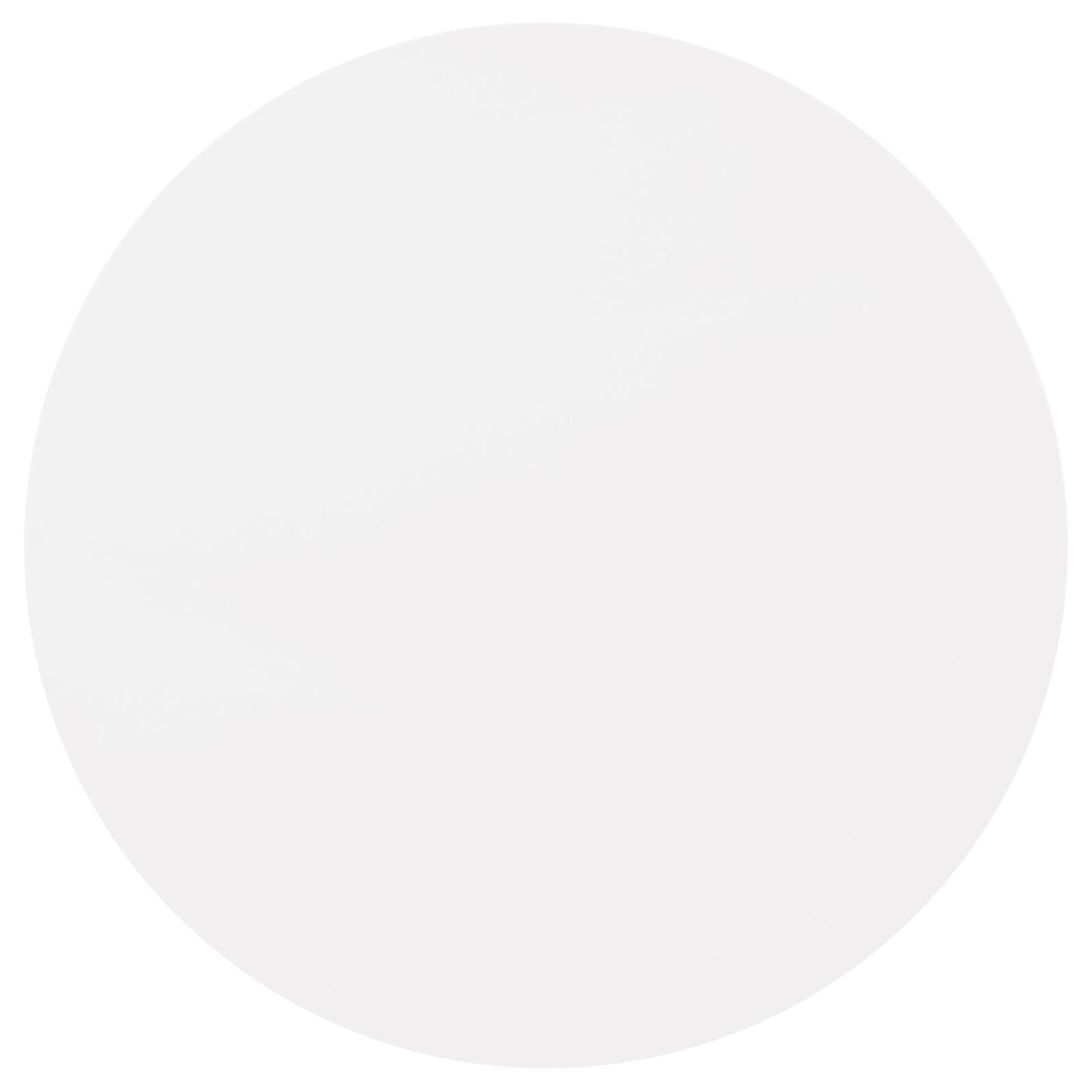 Breckenridge Matte White/Natural Oak Round Dining Table - 192790 - Bien Home Furniture & Electronics