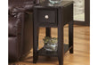 Breegin Almost Black Chairside End Table - T007-371 - Bien Home Furniture & Electronics
