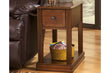 Breegin Brown Chairside End Table - T007-527 - Bien Home Furniture & Electronics