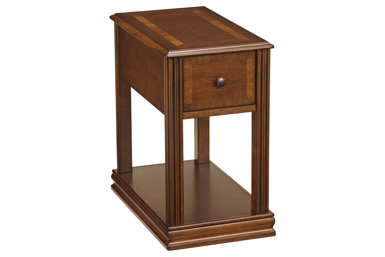 Breegin Brown Chairside End Table - T007-527 - Bien Home Furniture & Electronics