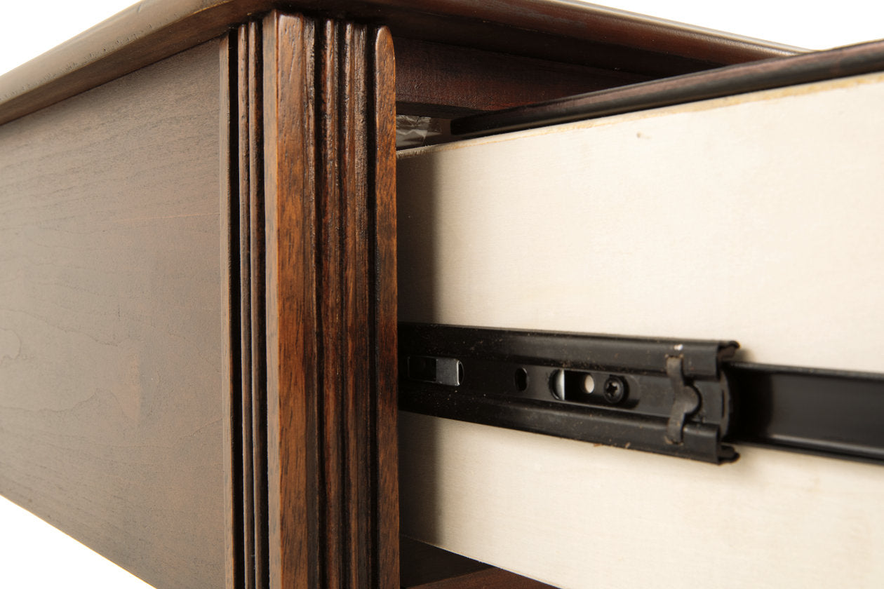 Breegin Brown Chairside End Table - T007-527 - Bien Home Furniture & Electronics