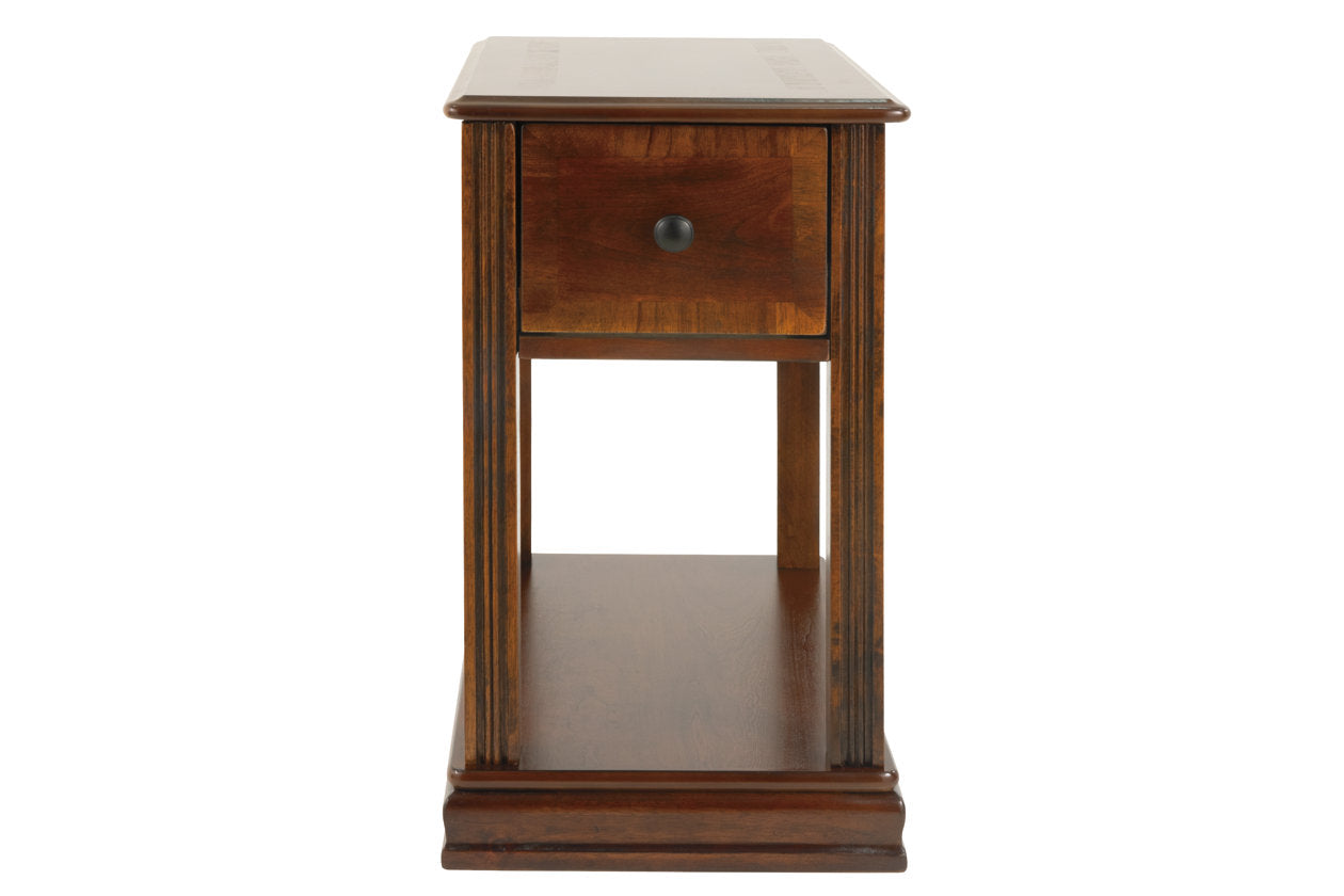 Breegin Brown Chairside End Table - T007-527 - Bien Home Furniture & Electronics