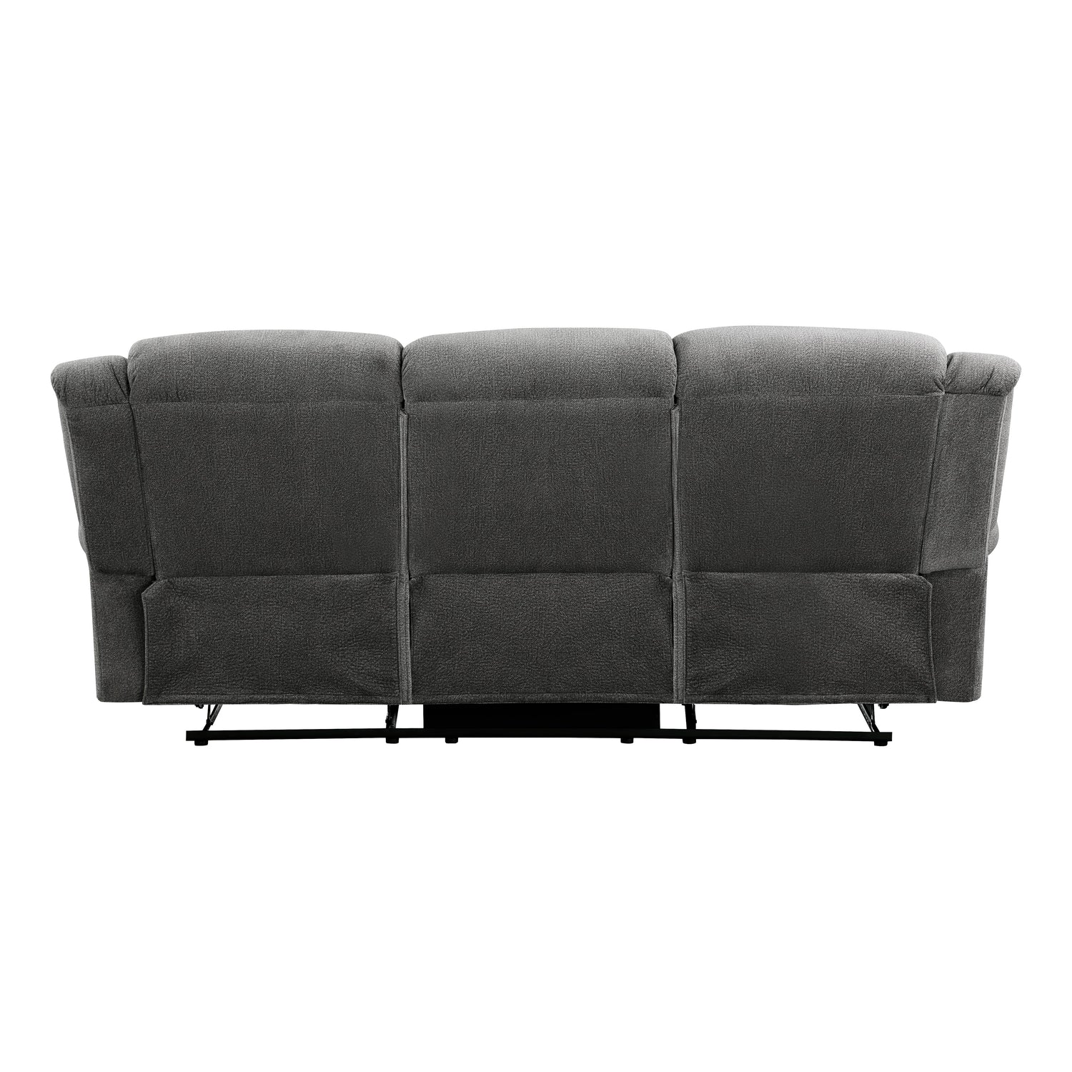 Brennen Charcoal Double Reclining Sofa - 9204CC-3 - Bien Home Furniture & Electronics
