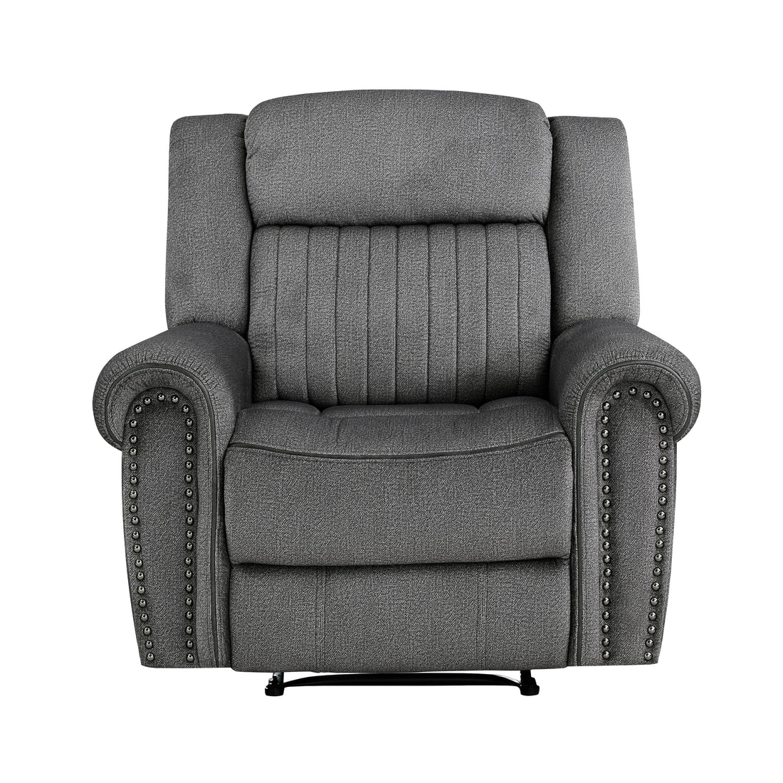 Brennen Charcoal Reclining Chair - 9204CC-1 - Bien Home Furniture &amp; Electronics