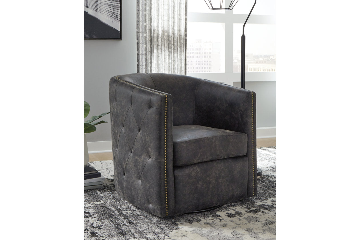 Brentlow Distressed Black Accent Chair - A3000202 - Bien Home Furniture & Electronics