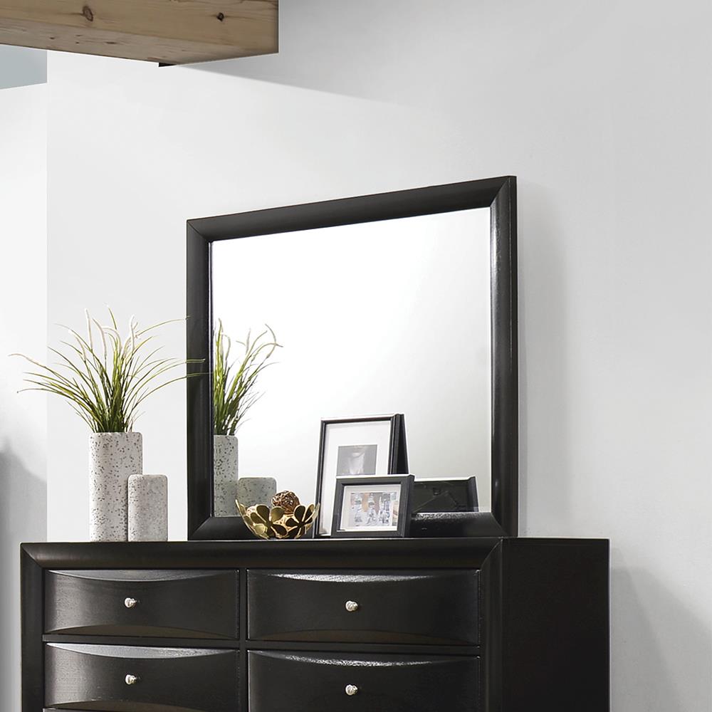 Briana Black Rectangle Dresser Mirror - 200704 - Bien Home Furniture & Electronics