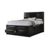 Briana Eastern King Platform Storage Bed Black - 202701KE - Bien Home Furniture & Electronics