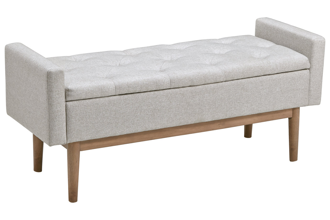 Briarson Beige/Brown Storage Bench - A3000247 - Bien Home Furniture & Electronics