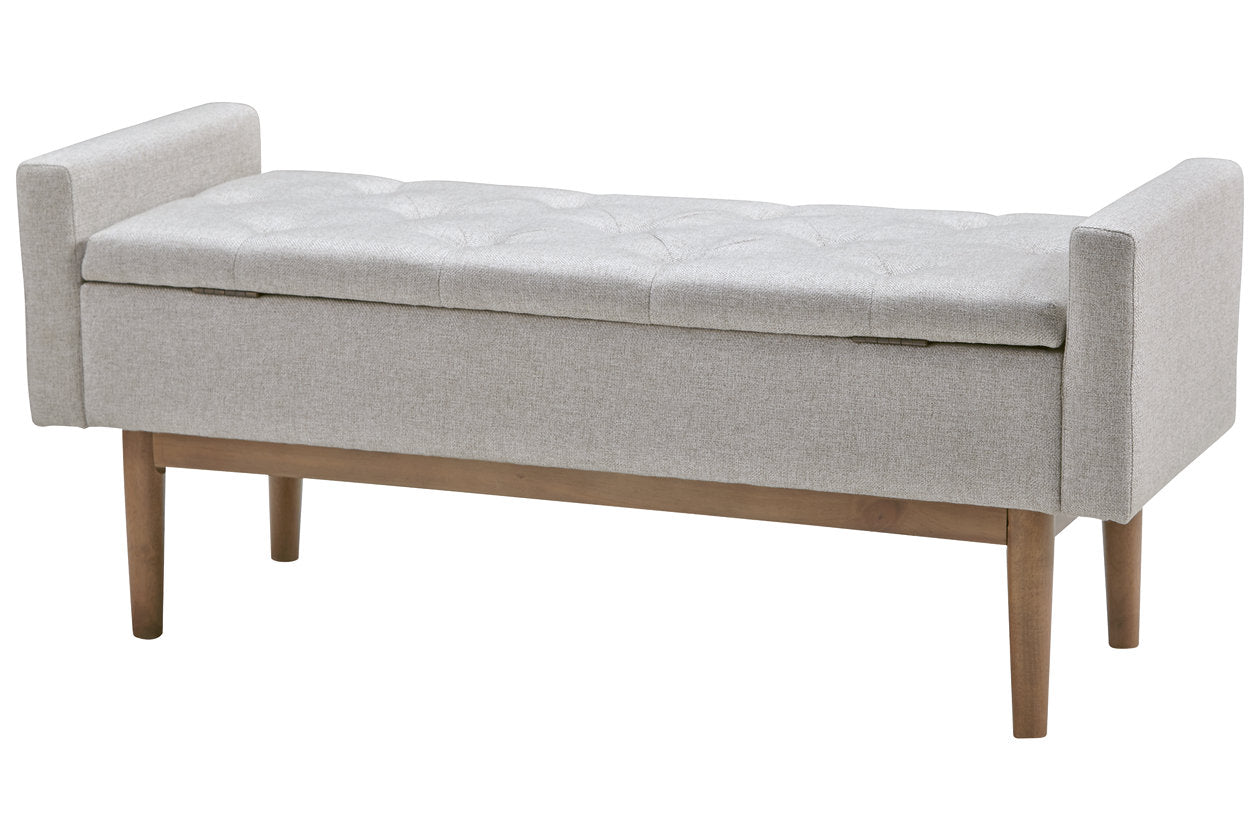 Briarson Beige/Brown Storage Bench - A3000247 - Bien Home Furniture & Electronics