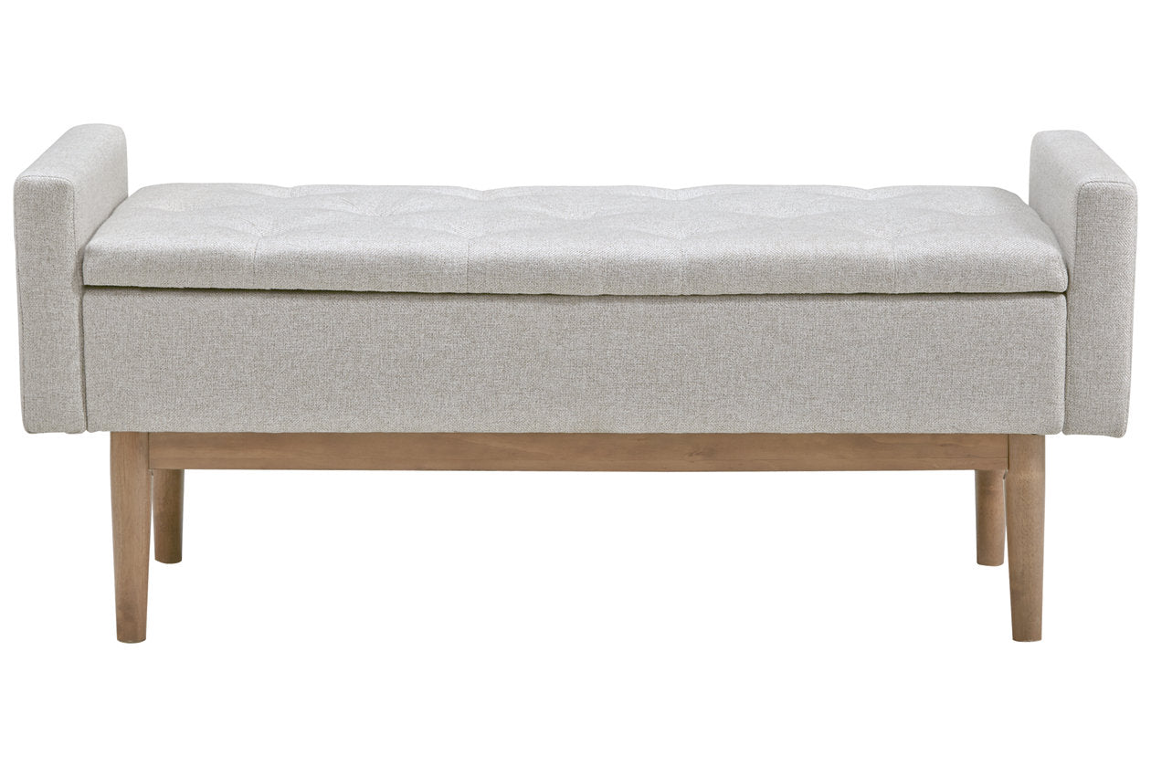 Briarson Beige/Brown Storage Bench - A3000247 - Bien Home Furniture & Electronics