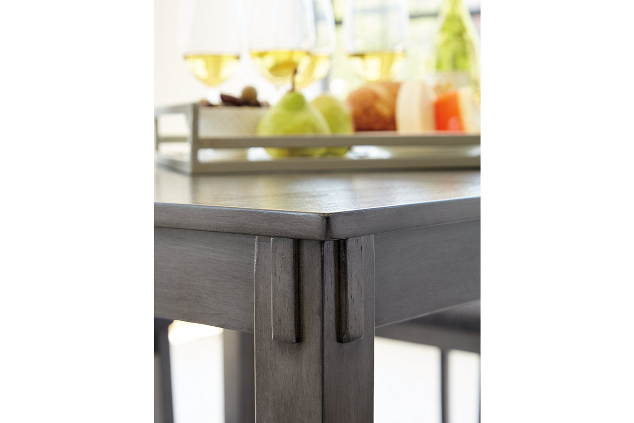 Bridson Gray 5-Piece Counter Height Set - D383-223 - Bien Home Furniture & Electronics