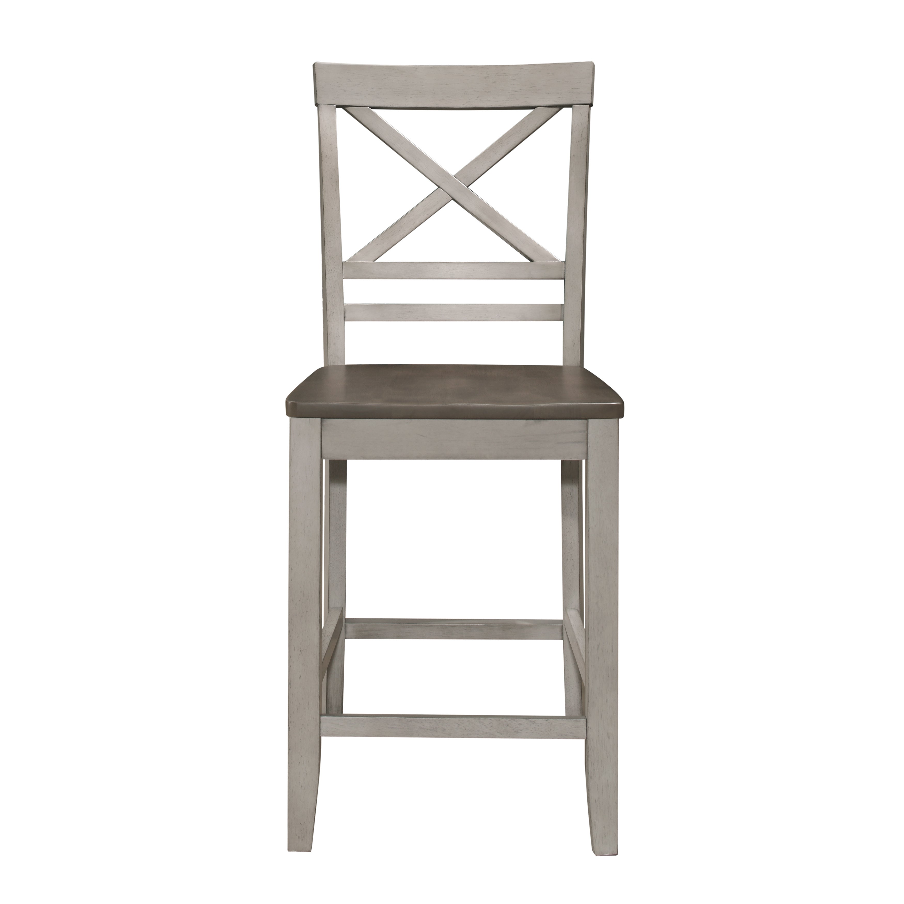 Brightleaf Brown/Light Gray Counter Height Chair, Set of 2 - 5803RF-24 - Bien Home Furniture & Electronics