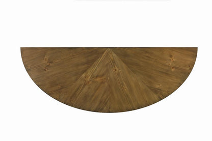 Brinnon Semicircle Sofa Table Dark Brown/Black - 722899 - Bien Home Furniture &amp; Electronics