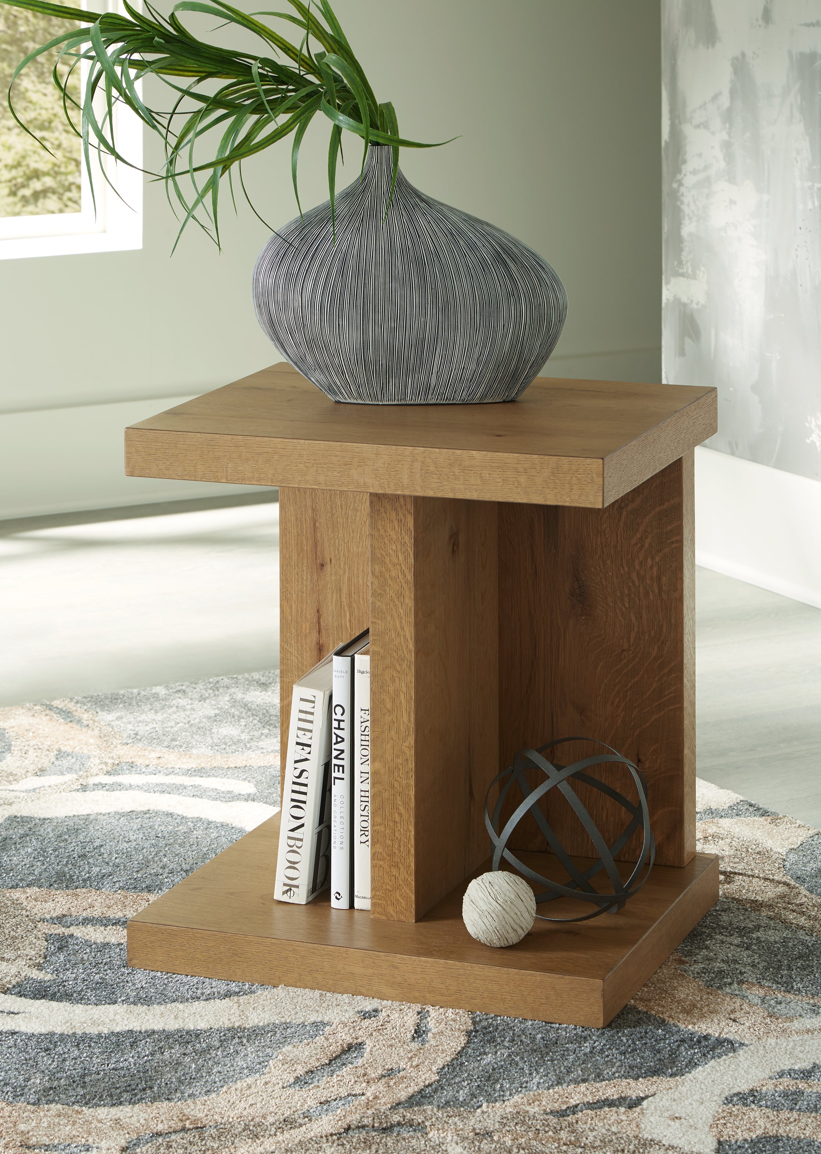 Brinstead Light Brown Chairside End Table - T839-7 - Bien Home Furniture & Electronics