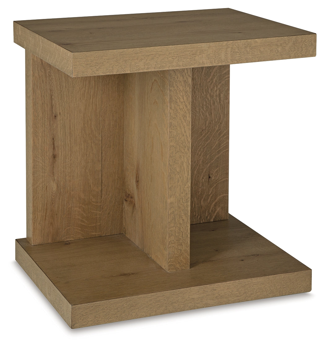 Brinstead Light Brown Chairside End Table - T839-7 - Bien Home Furniture & Electronics