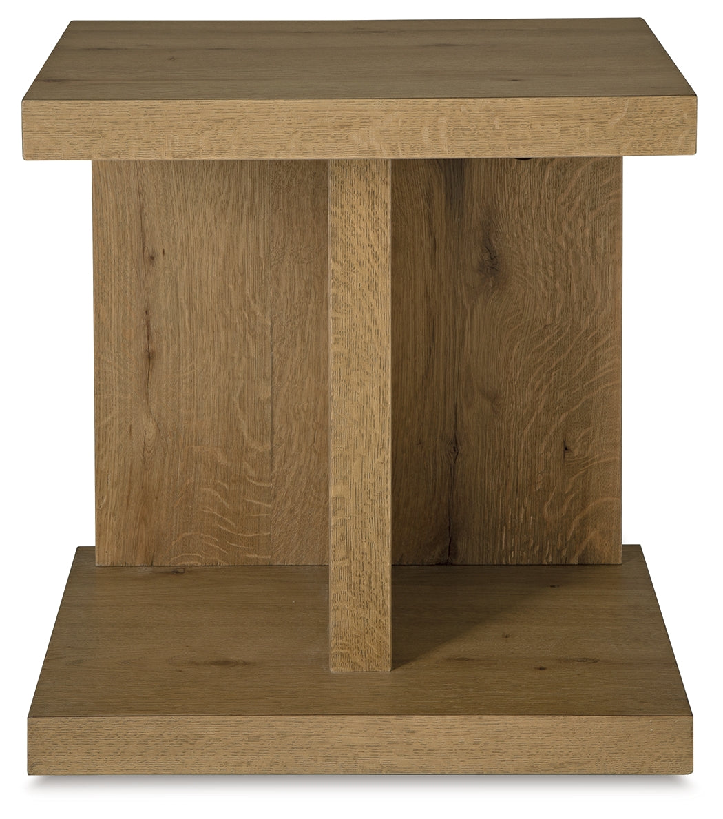 Brinstead Light Brown Chairside End Table - T839-7 - Bien Home Furniture & Electronics