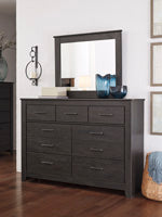 Brinxton Charcoal Bedroom Mirror (Mirror Only) - B249-36 - Bien Home Furniture & Electronics