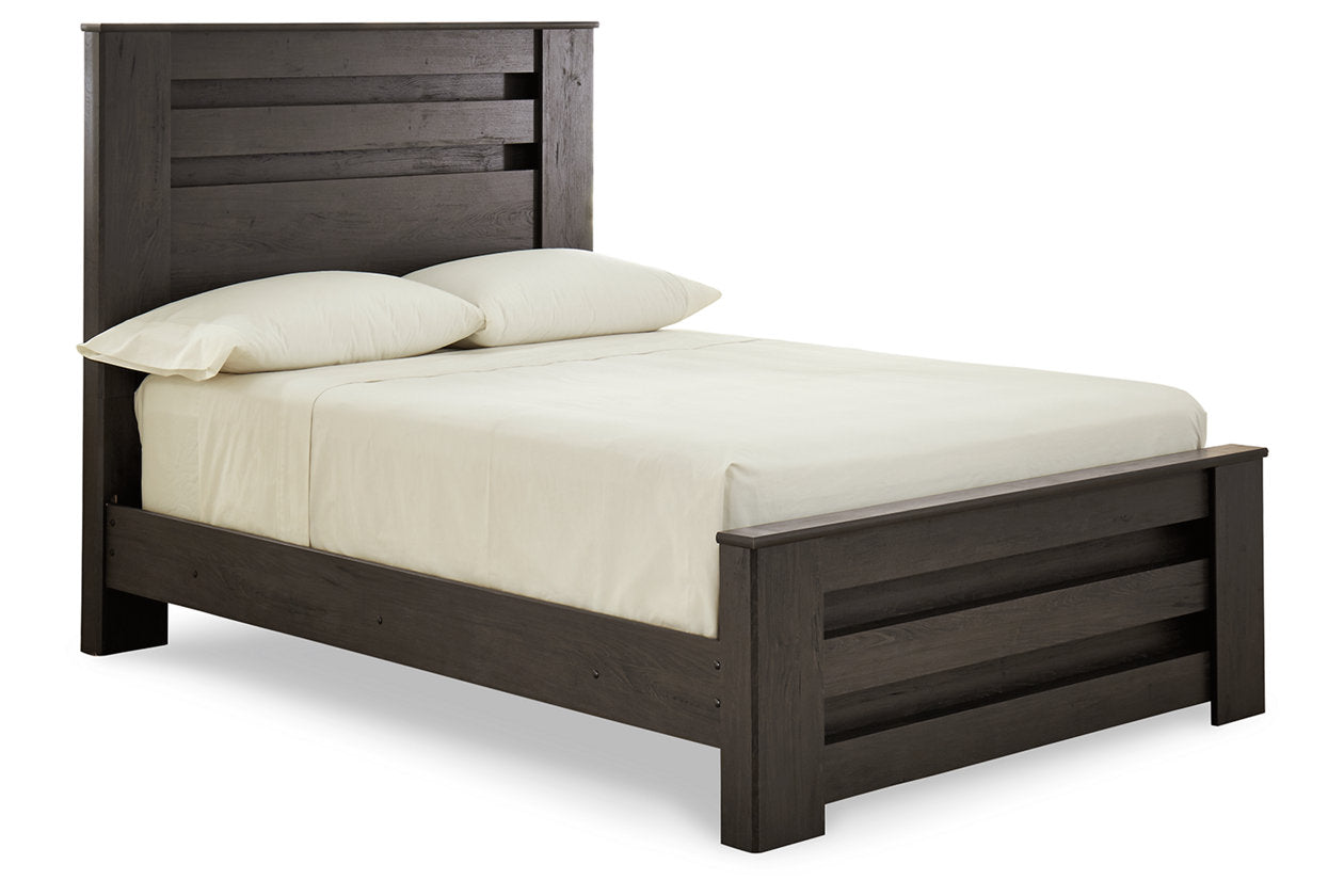 Brinxton Charcoal Full Panel Bed - SET | B249-84 | B249-86 | B249-87 - Bien Home Furniture & Electronics