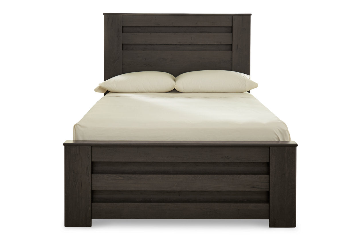 Brinxton Charcoal Full Panel Bed - SET | B249-84 | B249-86 | B249-87 - Bien Home Furniture & Electronics