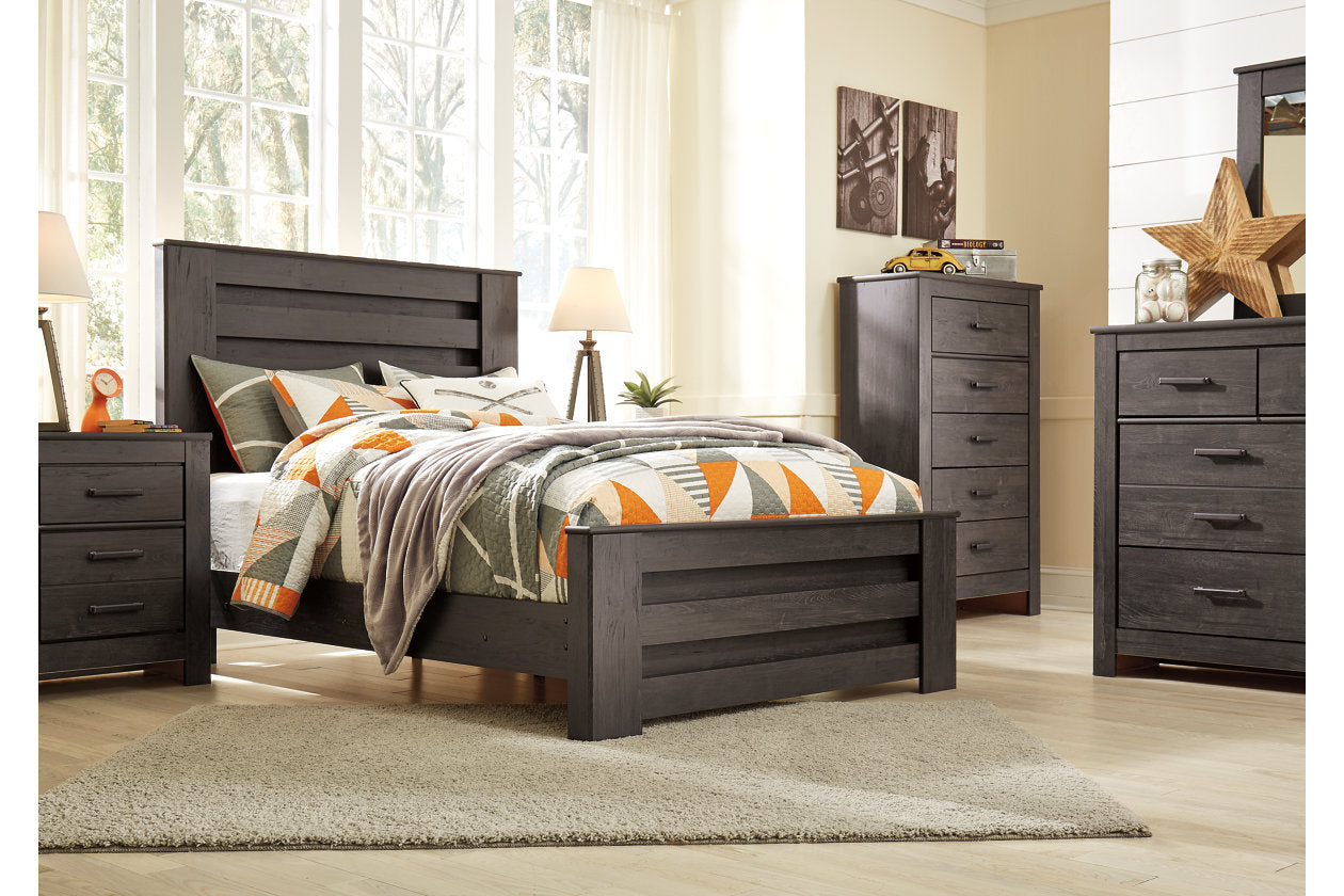 Brinxton Charcoal Full Panel Headboard - B249-87 - Bien Home Furniture & Electronics