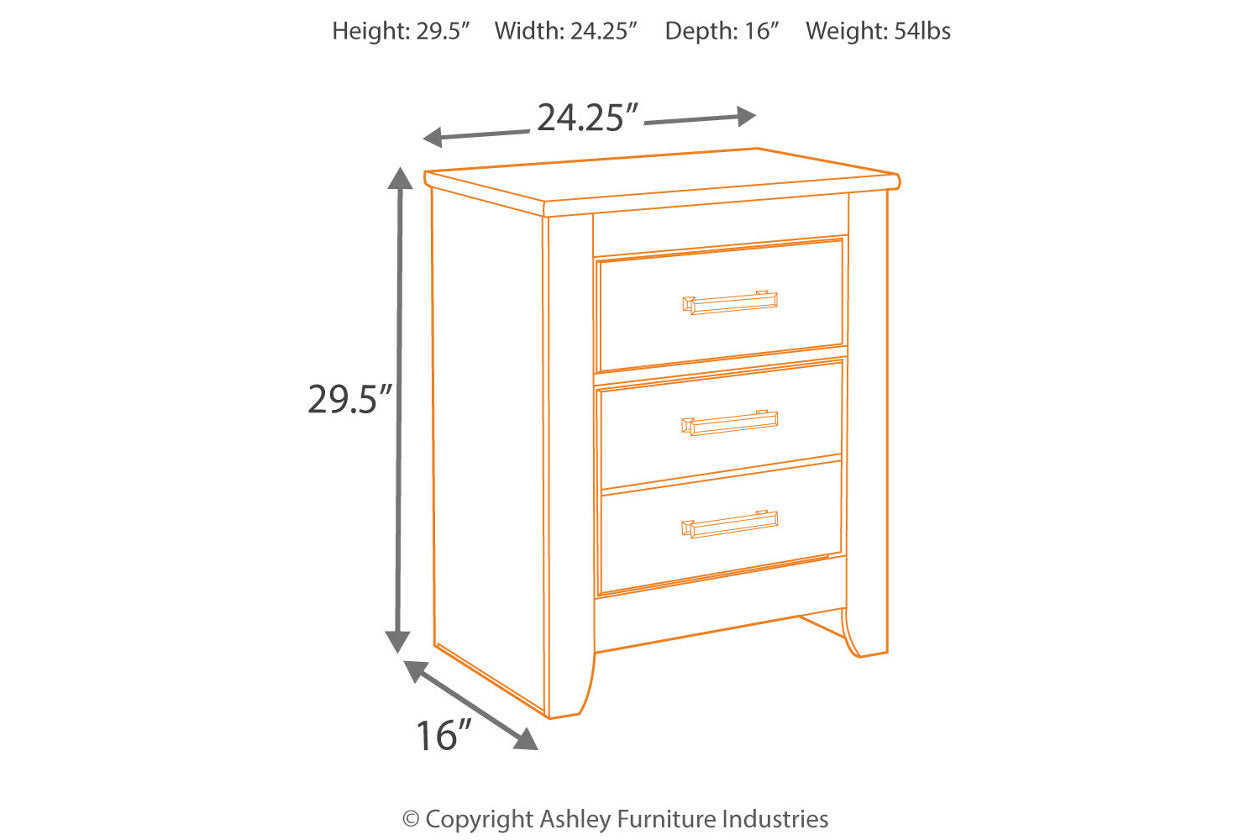 Brinxton Charcoal Nightstand - B249-92 - Bien Home Furniture & Electronics