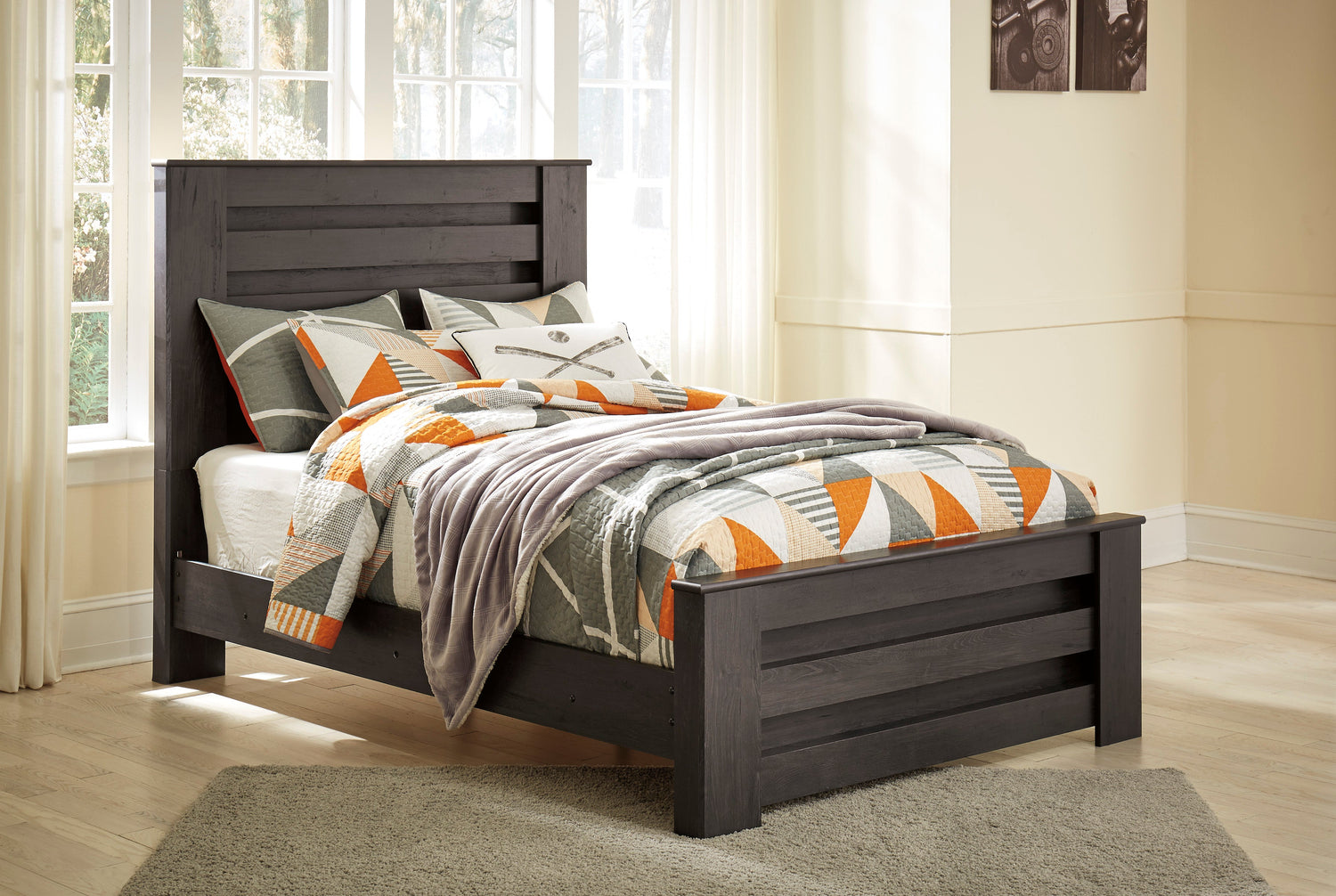 Brinxton Charcoal Panel Youth Bedroom Set - SET | B249-84 | B249-86 | B249-87 | B249-31 | B249-36 | B249-92 | B249-46 - Bien Home Furniture & Electronics
