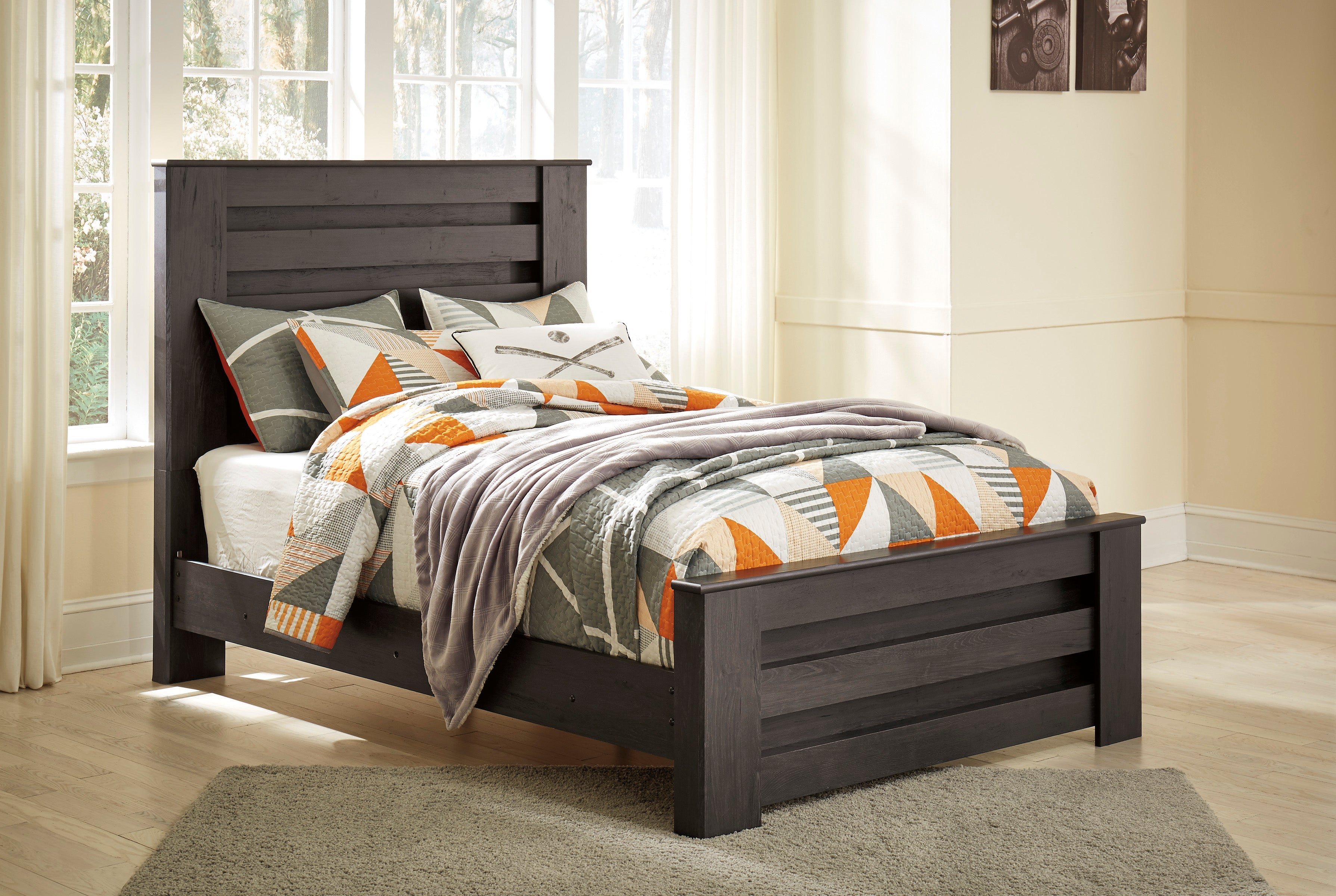 Brinxton Charcoal Panel Youth Bedroom Set - SET | B249-84 | B249-86 | B249-87 | B249-31 | B249-36 | B249-92 | B249-46 - Bien Home Furniture & Electronics