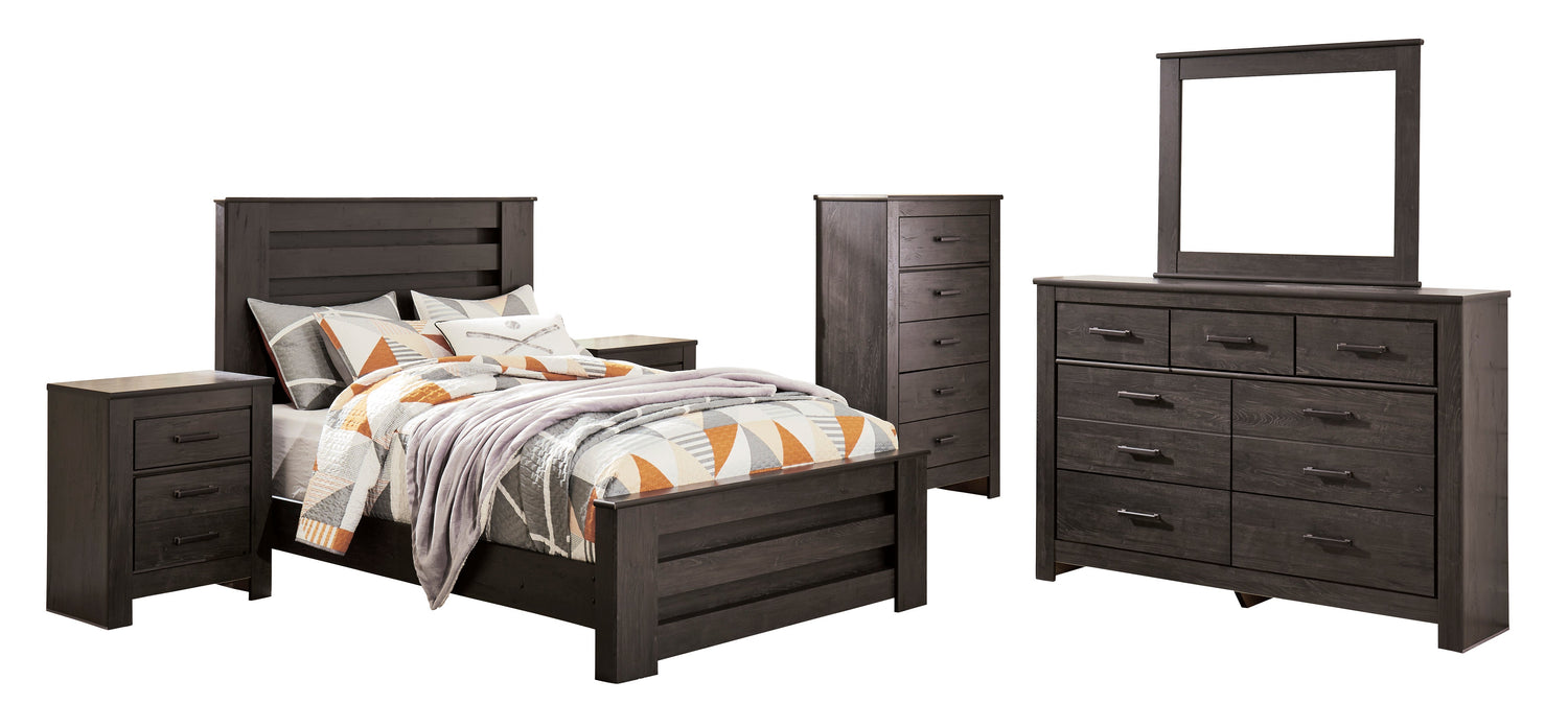 Brinxton Charcoal Panel Youth Bedroom Set - SET | B249-84 | B249-86 | B249-87 | B249-31 | B249-36 | B249-92 | B249-46 - Bien Home Furniture & Electronics