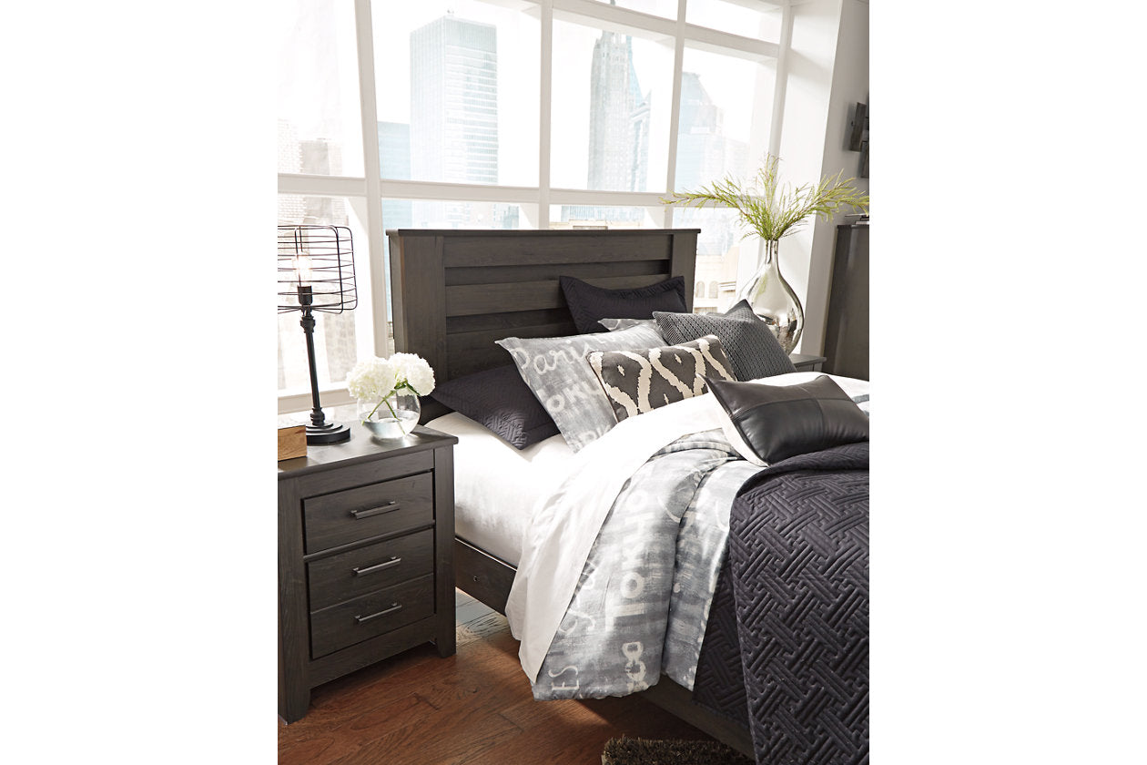 Brinxton Charcoal Queen Panel Headboard - B249-67 - Bien Home Furniture & Electronics