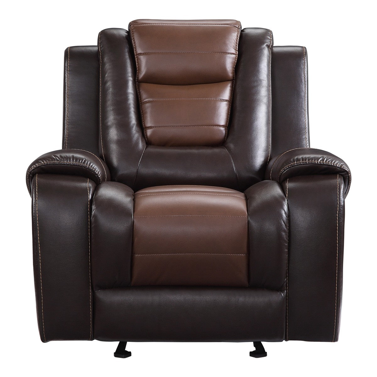 Briscoe Brown Double Reclining Living Room Set - SET | 9470BR-1 | 9470BR-2 | 9470BR-3 - Bien Home Furniture & Electronics