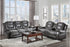 Briscoe Gray Reclining Living Room Set - SET | 9470GY-1 | 9470GY-2 | 9470GY-3 - Bien Home Furniture & Electronics