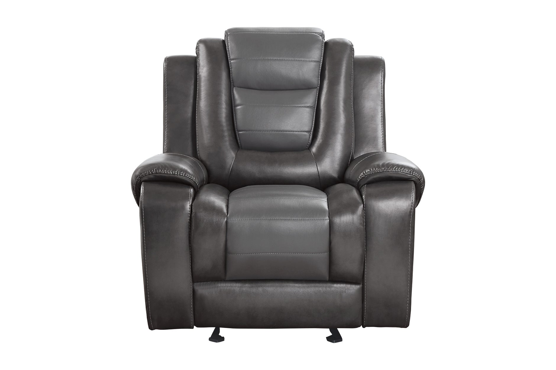 Briscoe Gray Reclining Living Room Set - SET | 9470GY-1 | 9470GY-2 | 9470GY-3 - Bien Home Furniture &amp; Electronics
