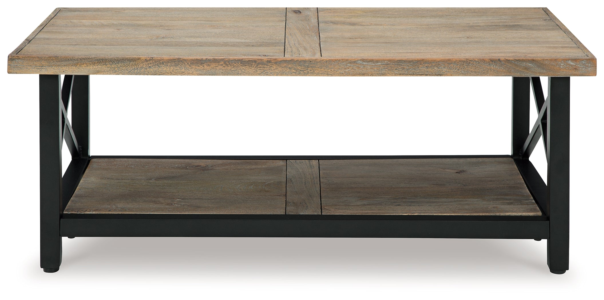 Bristenfort Brown/Black Coffee Table - T685-1 - Bien Home Furniture &amp; Electronics