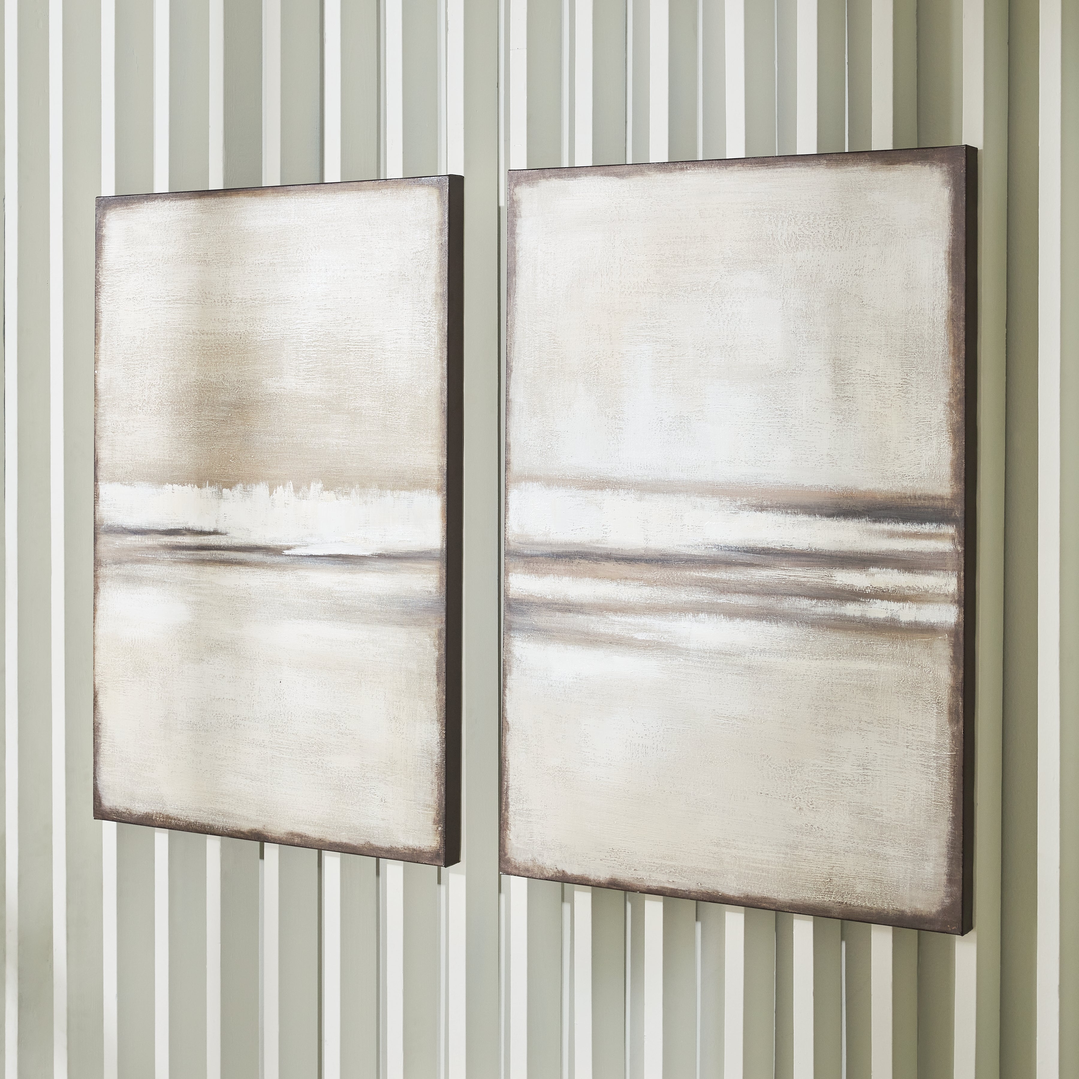Brockdunn Tan/Brown Wall Art (Set of 2) - A8000403 - Bien Home Furniture & Electronics