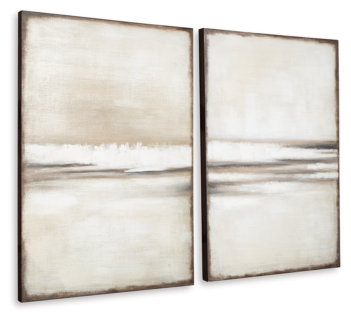 Brockdunn Tan/Brown Wall Art (Set of 2) - A8000403 - Bien Home Furniture & Electronics