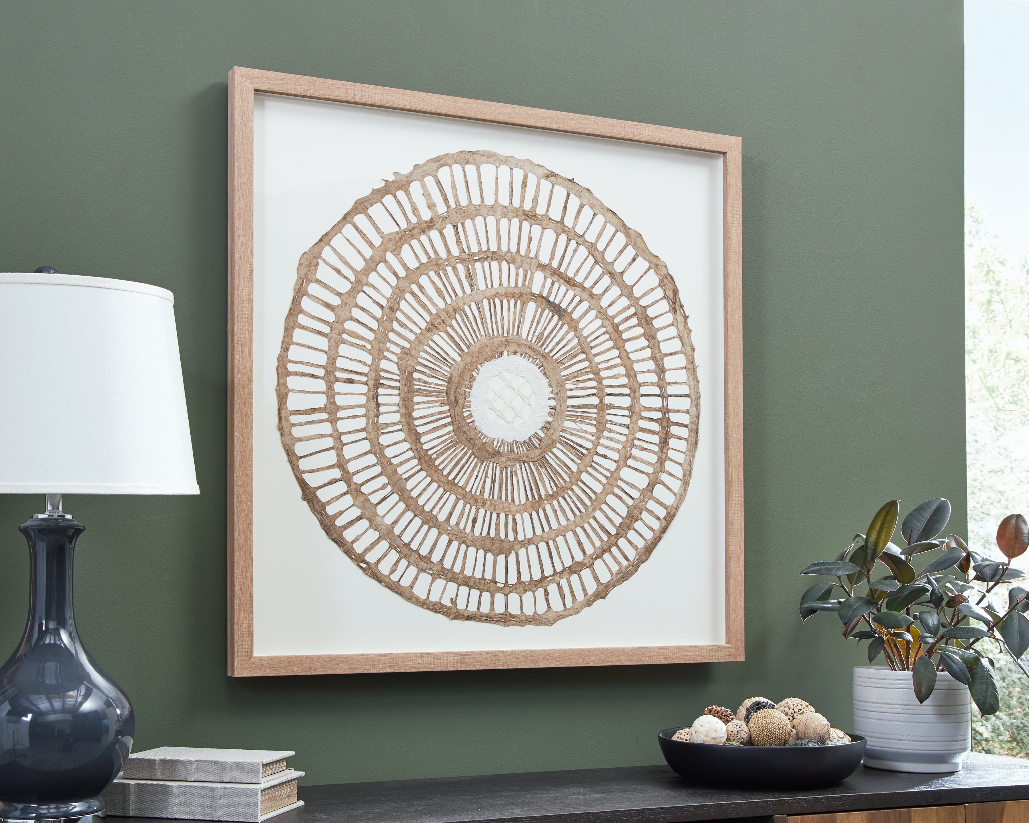 Brockham Brown Wall Decor - A8010304 - Bien Home Furniture & Electronics