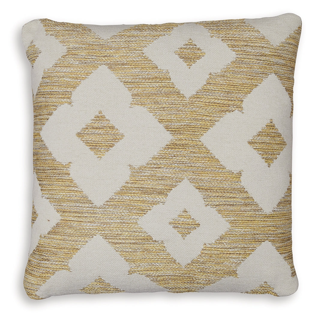 Brockner Next-Gen Nuvella Brown/Yellow Pillow (Set of 4) - A1900009 - Bien Home Furniture & Electronics