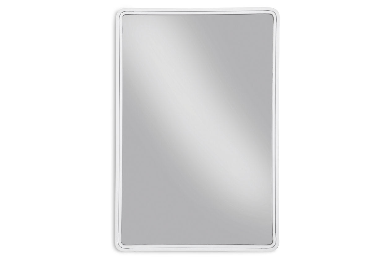 Brocky White Accent Mirror - A8010293 - Bien Home Furniture & Electronics