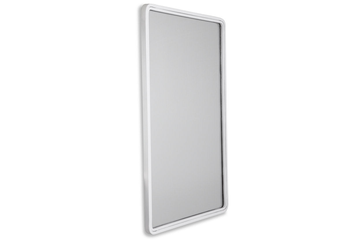 Brocky White Accent Mirror - A8010293 - Bien Home Furniture &amp; Electronics