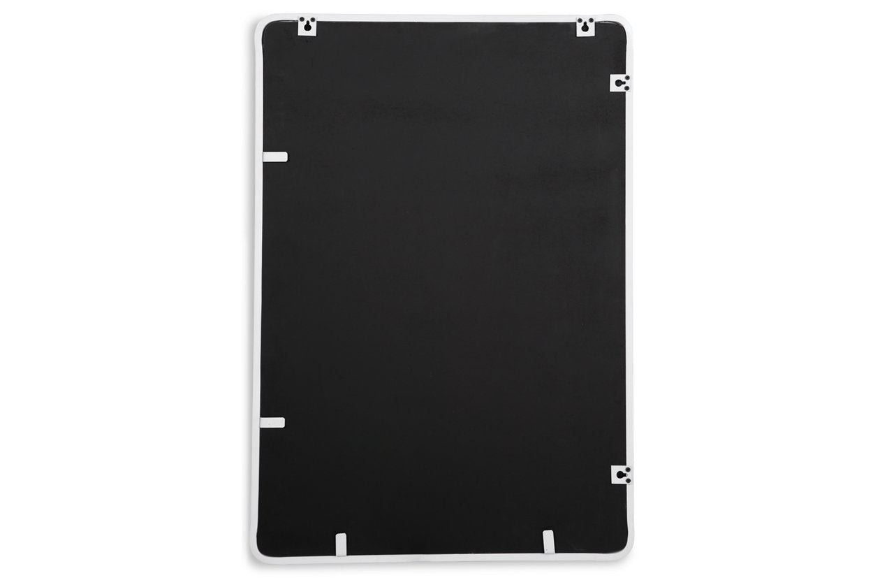 Brocky White Accent Mirror - A8010293 - Bien Home Furniture & Electronics