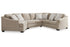 Brogan Bay Cork 3-Piece LAF Cuddler Sectional - SET | 5270534 | 5270549 | 5270576 - Bien Home Furniture & Electronics