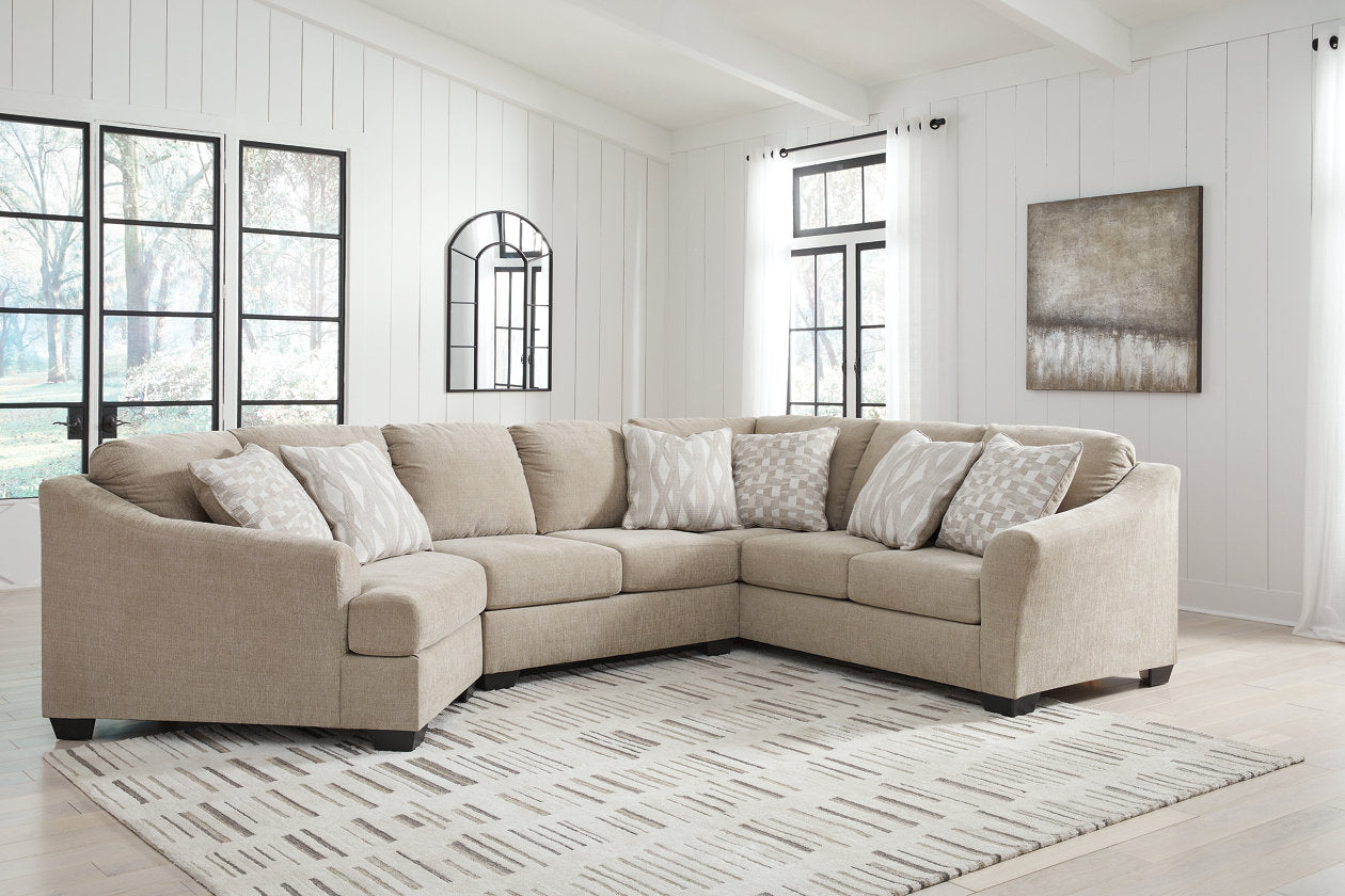 Brogan Bay Cork 3-Piece LAF Cuddler Sectional - SET | 5270534 | 5270549 | 5270576 - Bien Home Furniture & Electronics