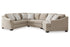 Brogan Bay Cork 3-Piece RAF Cuddler Sectional - SET | 5270534 | 5270548 | 5270575 - Bien Home Furniture & Electronics