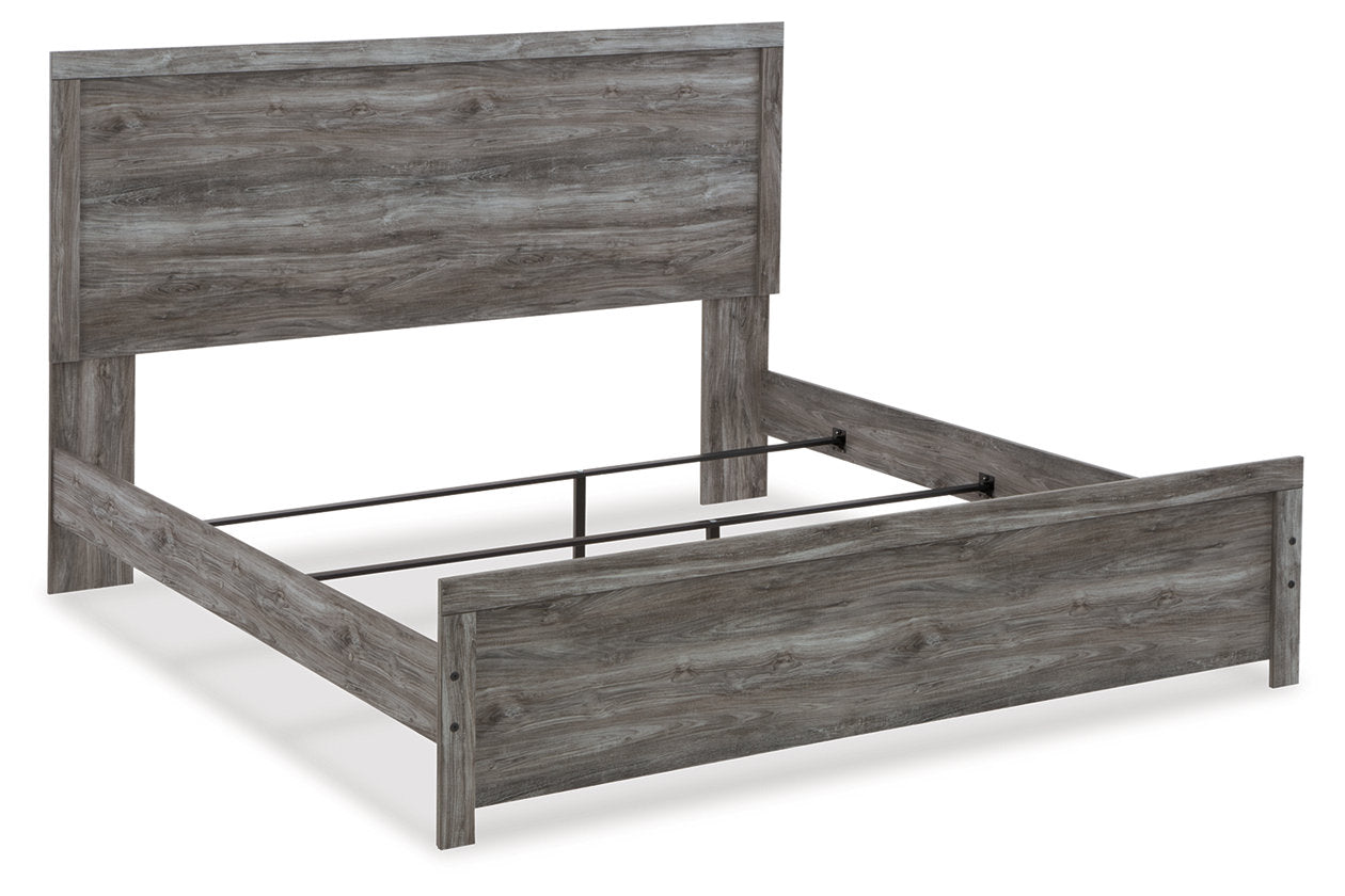 Bronyan Dark Gray King Panel Bed - SET | B1290-72 | B1290-99 - Bien Home Furniture & Electronics